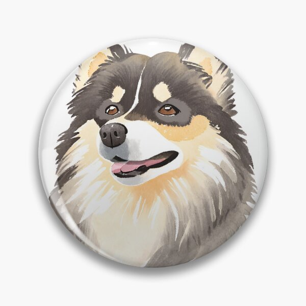 Item preview, Watercolour Finnish Lapphund designed and sold by TheresaNicole.