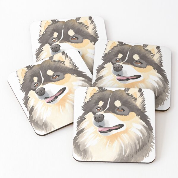 Item preview, Watercolour Finnish Lapphund designed and sold by TheresaNicole.