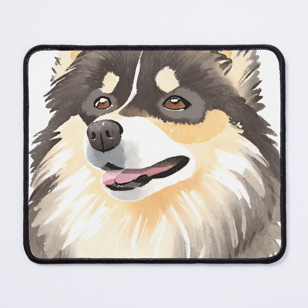 Item preview, Watercolour Finnish Lapphund designed and sold by TheresaNicole.