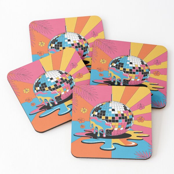 Item preview, Funny Pop Art Colorful Disco Ball Heatwave Meltdown designed and sold by DailySparks.