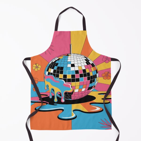 Item preview, Funny Pop Art Colorful Disco Ball Heatwave Meltdown designed and sold by DailySparks.