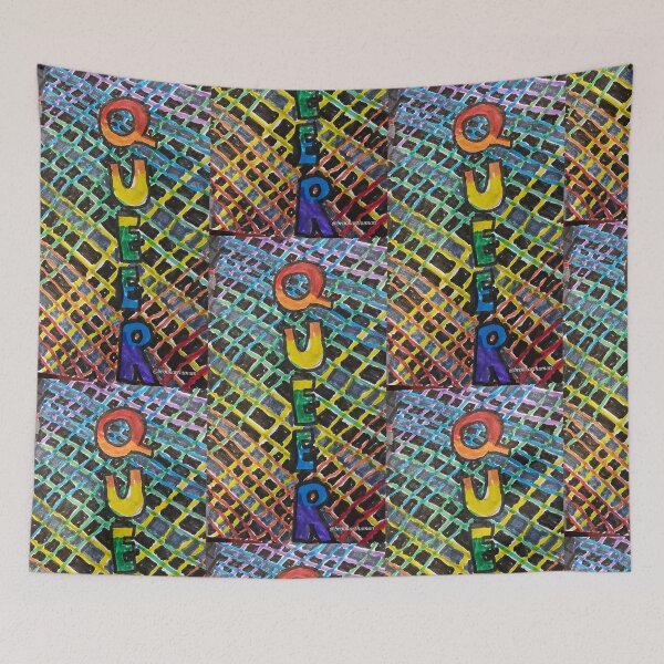 Item preview, Dark Queer Plaid designed and sold by DancingCreek.