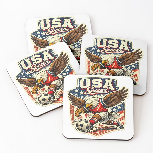 Item preview, USA Soccer Fan eagle designed and sold by Modefissi.