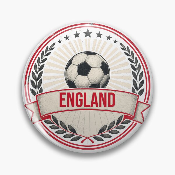 Item preview, England Vintage Soccer Crest — Retro English Football Badge Fan Emblem designed and sold by icemanphotos.