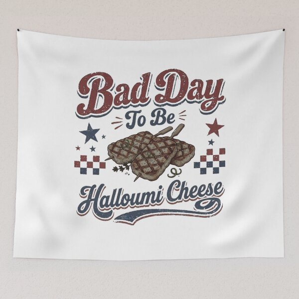 Item preview, Bad Day To Be Halloumi Cheese Funny BBQ Grilling designed and sold by GCFULLA.