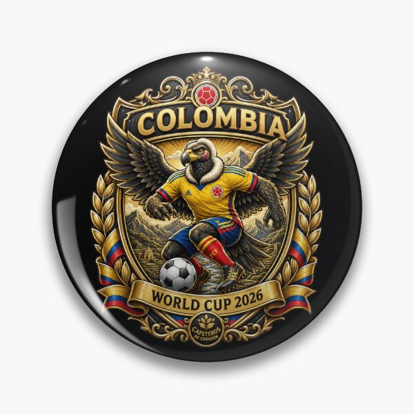 Item preview, Colombia Football Crest designed and sold by ORIGIN™ Premium Wear.