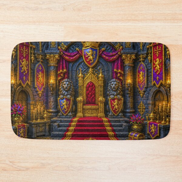 Item preview, Throne of the Lion King | Royal Fantasy Throne Art designed and sold by IGLCreative.