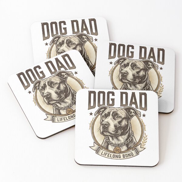 Item preview, Dog Dad Lifelong Bond Vintage Pitbull Streetwear Shirt for Dog Lovers designed and sold by JANZEStudio.