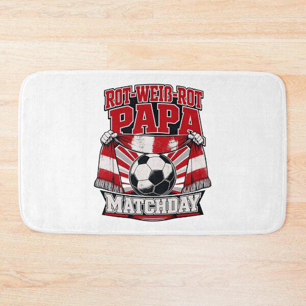 Item preview, Austria Football Dad Red-White-Red Papa Matchday designed and sold by pirminio.