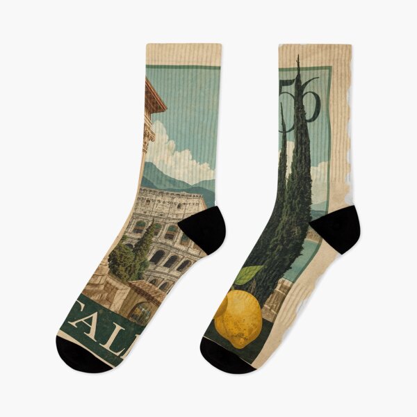 Item preview, Vintage Italy Travel Stamp – Retro Italian Culture, Landmarks & Mediterranean Charm designed and sold by Timeless Decor.