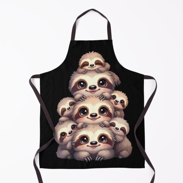Item preview, Cute cartoon sloths stacked in a pyramid designed and sold by By:MarcinK.