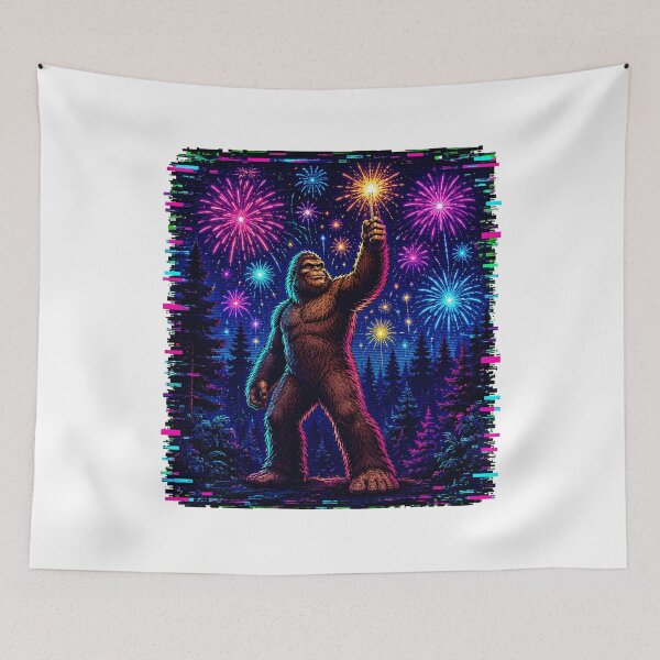 Item preview, Bigfoot 4th Of July Sparkler Fireworks Celebration designed and sold by chattsuede.