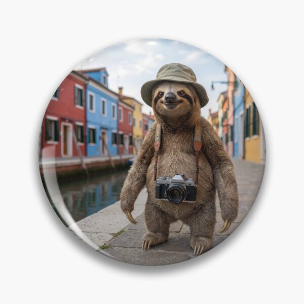Item preview, Sloth Tourist Visits Burano, Italy designed and sold by Tridentulus.