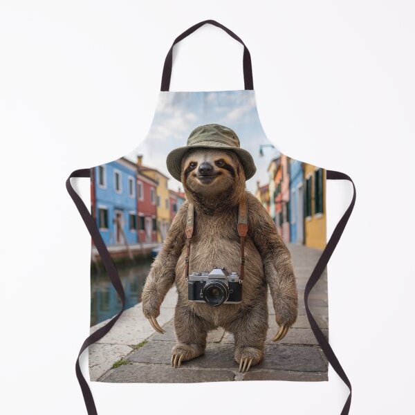 Item preview, Sloth Tourist Visits Burano, Italy designed and sold by Tridentulus.