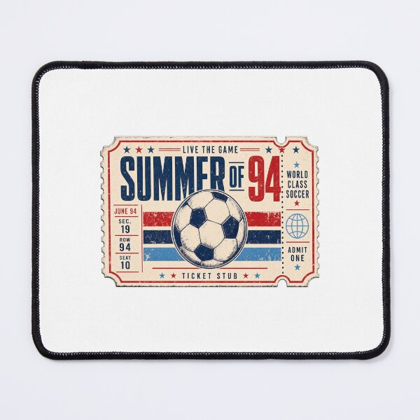 Item preview, Summer 94 Football Ticket Stub Nostalgia Fan Design designed and sold by pirminio.