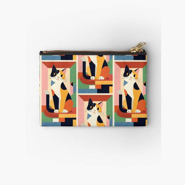 Item preview, Geometric Calico Cat Modern Art Style  designed and sold by Idealforme.