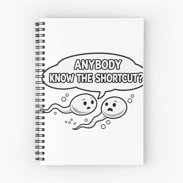 Item preview, Funny Sperm Shirt Anybody Know The Shortcut Reproductive Biology Joke Tee designed and sold by PINK FREE.