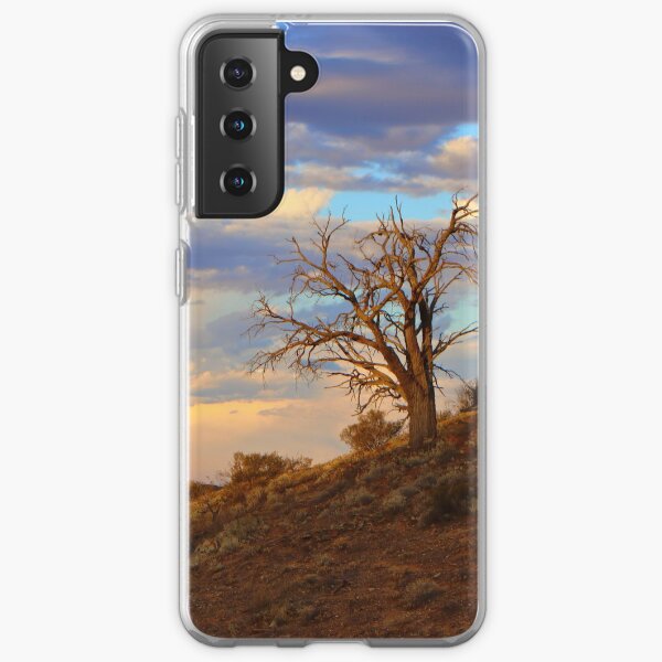 Lone tree at sunset Samsung Galaxy Soft Case
