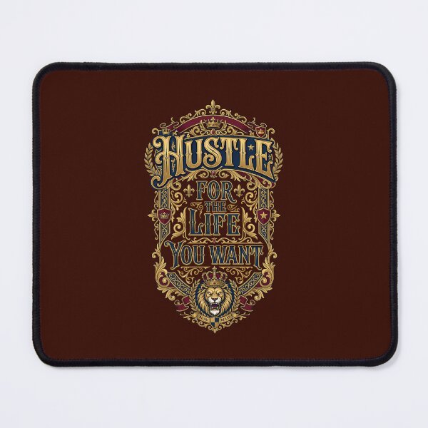 Item preview, Hustle For The Life You Want - Royal Lion Crown designed and sold by Royal Beast Art.