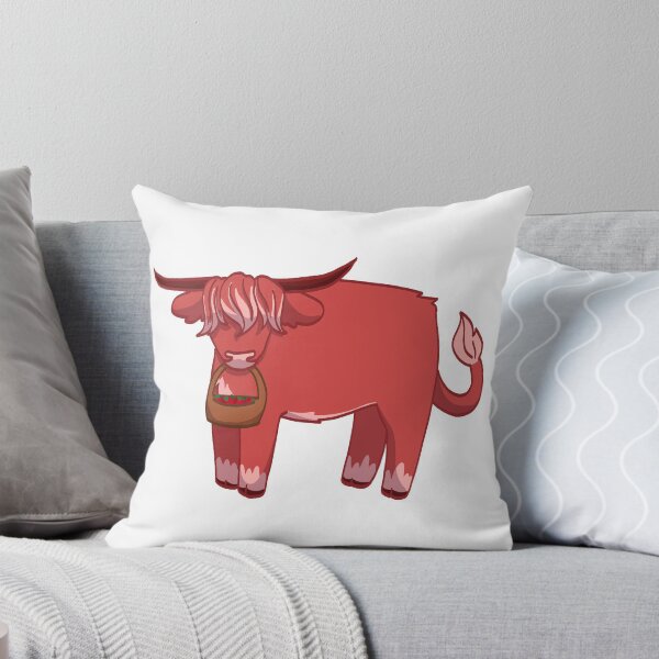 Item preview, Strawberry Highland Cow  designed and sold by Sadiez-Paintz.