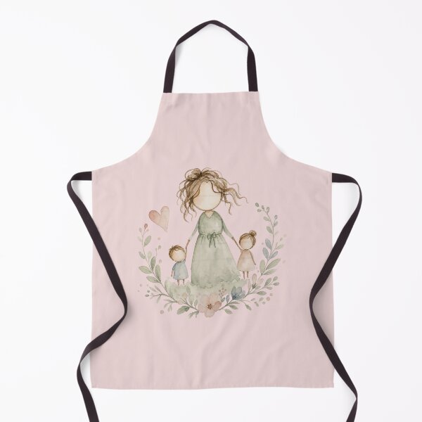 Item preview, Watercolor Mother and Children Love Illustration designed and sold by RidaZ.