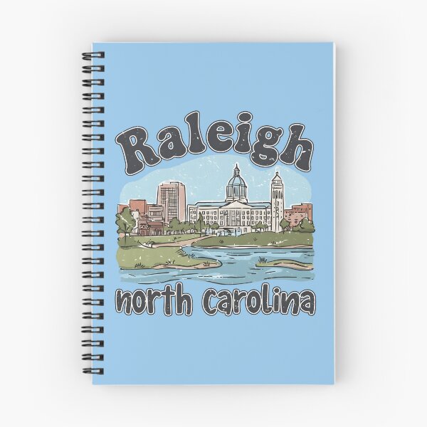 Item preview, Raleigh North Carolina Cute Skyline Colorful City designed and sold by HowToCanadian.