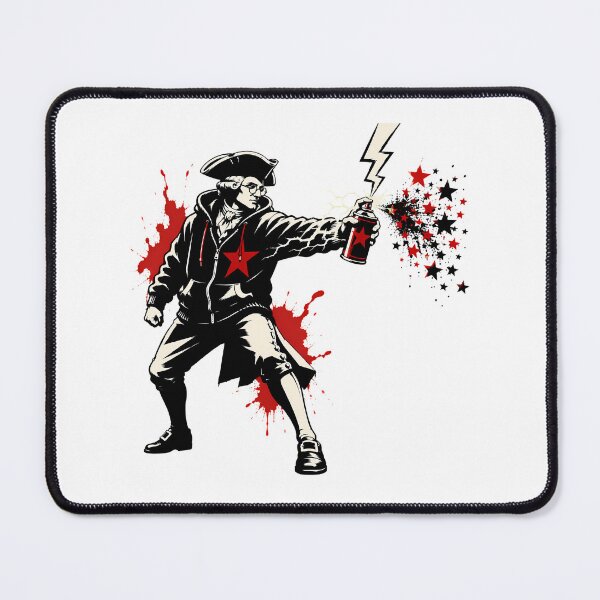 Item preview, Graffiti George Washington Stencil Street Rebel Portrait designed and sold by chattsuede.