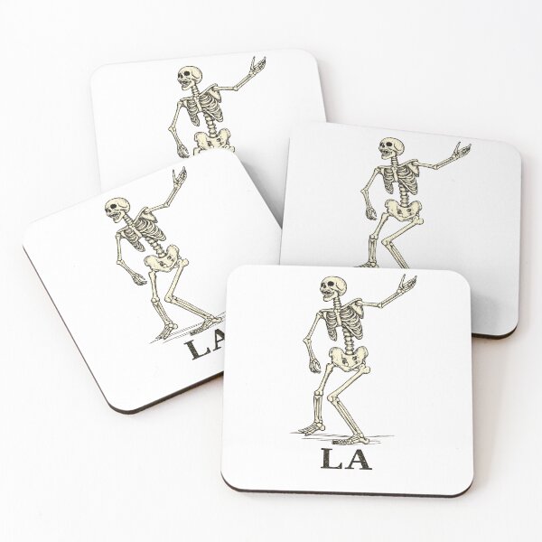 Item preview, LA Skeleton Shirt – Vintage Los Angeles Skeleton Art designed and sold by UrbanPrintVibes.