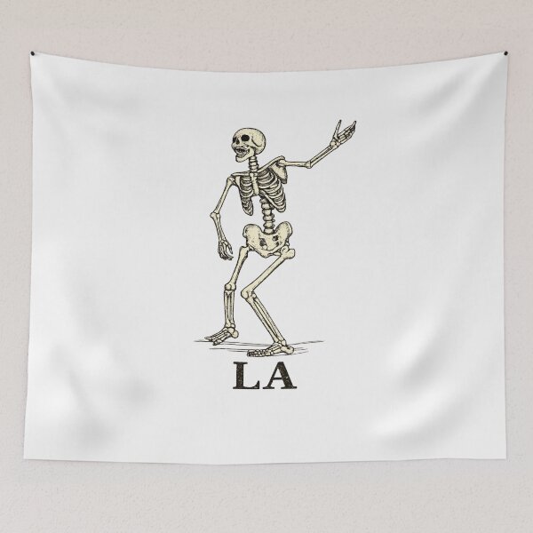 Item preview, LA Skeleton Shirt – Vintage Los Angeles Skeleton Art designed and sold by UrbanPrintVibes.