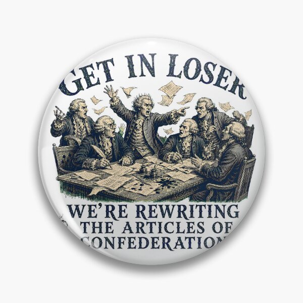 Item preview, Rewrite The Articles Of Confederation Vintage Meme designed and sold by chattsuede.