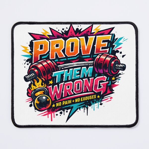 Item preview, Prove Them Wrong Motivational Gym Fitness Shirt designed and sold by Vibe-Presss.