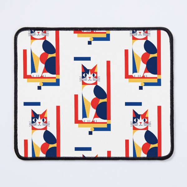Item preview, Geometric Calico Cat Modern Art Style designed and sold by Idealforme.