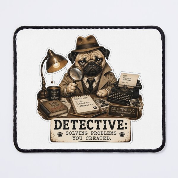 Item preview, Spy Pug designed and sold by Snurly.