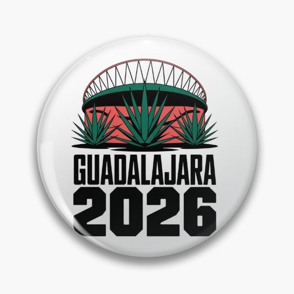 Item preview, Guadalajara 2026  Mexico Football Soccer Souvenir T-Shirt V2 designed and sold by DarylWelsh2024.