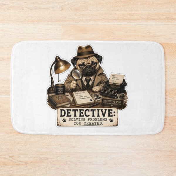 Item preview, Spy Pug designed and sold by Snurly.
