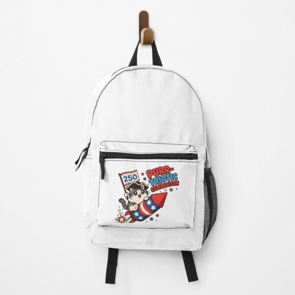 Item preview, 250 Patriotic Cat Rocket Kawaii Independence Day designed and sold by chattsuede.