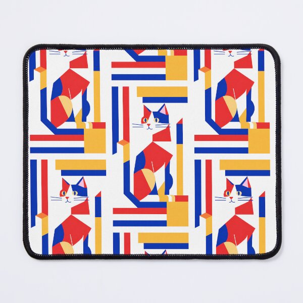 Item preview, Geometric Calico Cat Modern Art Style designed and sold by Idealforme.