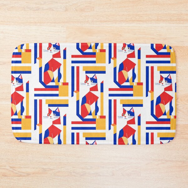 Item preview, Geometric Calico Cat Modern Art Style  designed and sold by Idealforme.