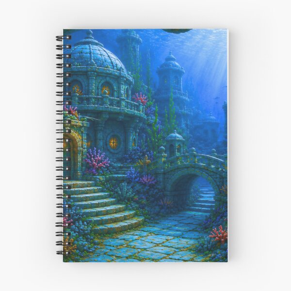 Item preview, Coral Sanctuary | Underwater Fantasy City Art designed and sold by IGLCreative.