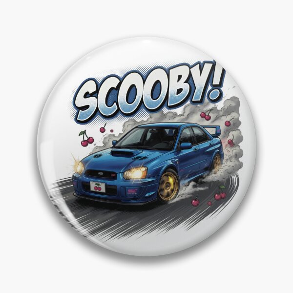 Item preview, Scooby Blue STI Drift Cherry Rally Art designed and sold by TshirtsOnline-.