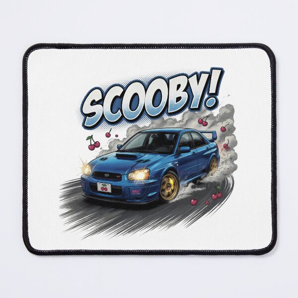 Item preview, Scooby Blue STI Drift Cherry Rally Art designed and sold by TshirtsOnline-.