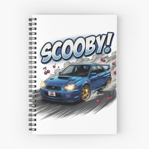 Item preview, Scooby Blue STI Drift Cherry Rally Art designed and sold by TshirtsOnline-.