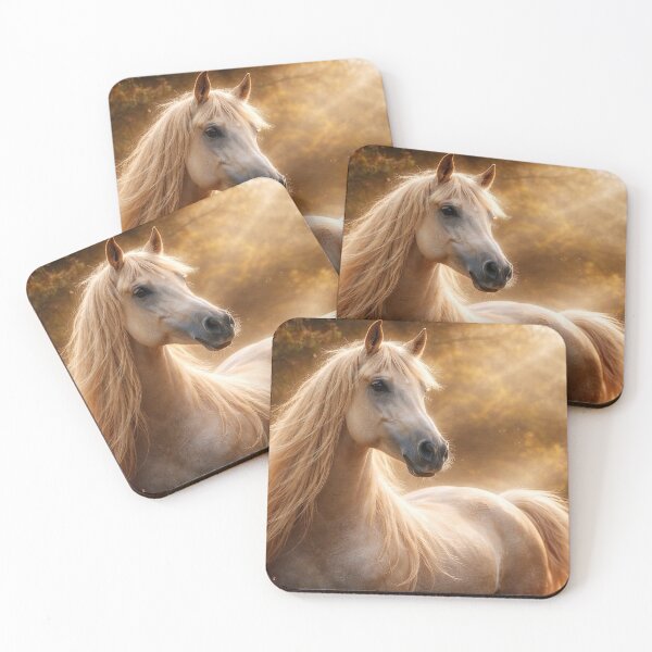 Item preview, Majestic Horse in Sunlit Forest designed and sold by Stephanie Laird.