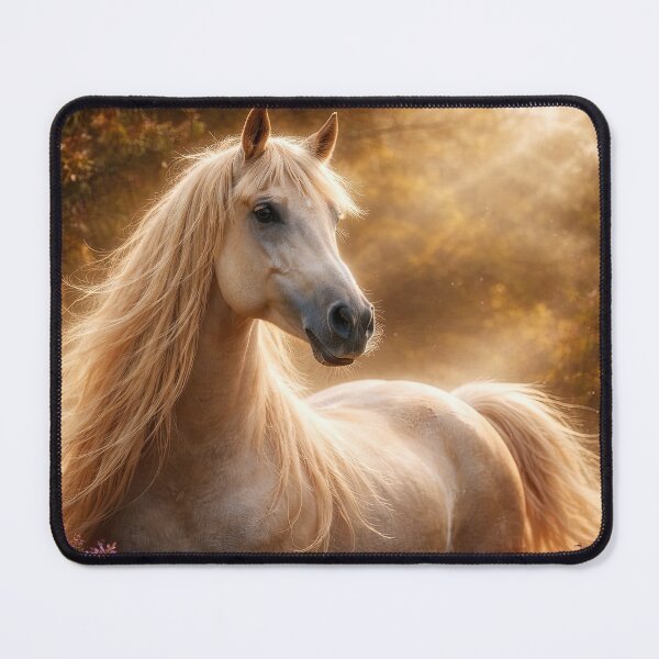 Item preview, Majestic Horse in Sunlit Forest designed and sold by Stephanie Laird.