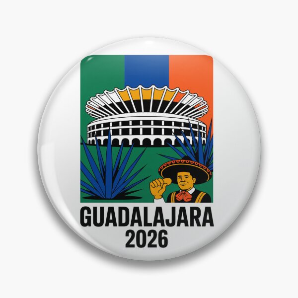 Item preview, Guadalajara 2026  Mexico Football Soccer Souvenir T-Shirt V4 designed and sold by DarylWelsh2024.