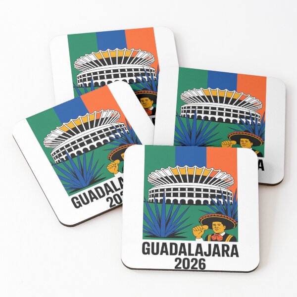 Item preview, Guadalajara 2026  Mexico Football Soccer Souvenir T-Shirt V4 designed and sold by DarylWelsh2024.