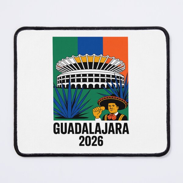 Item preview, Guadalajara 2026 Mexico Football Soccer Souvenir T-Shirt V4 designed and sold by DarylWelsh2024.