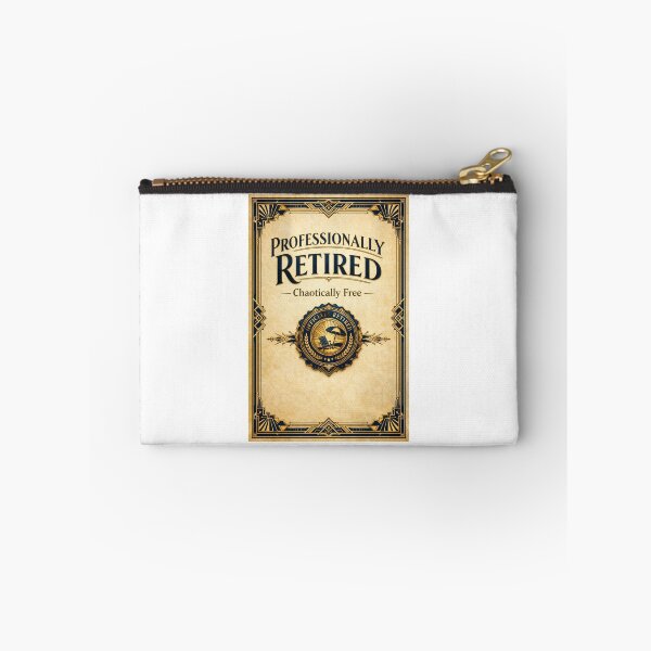 Item preview, Professionally Retired Chaotically Free — Funny Retirement Gift designed and sold by Print Loft.