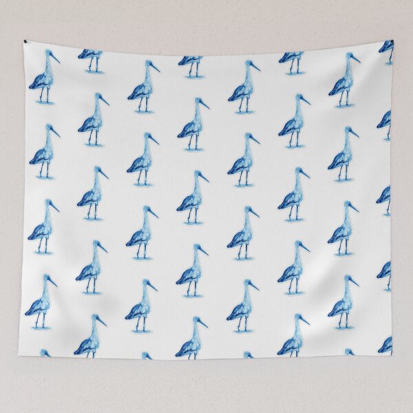 Item preview, BLUE BIRDS STORK designed and sold by Todo ALMAR.