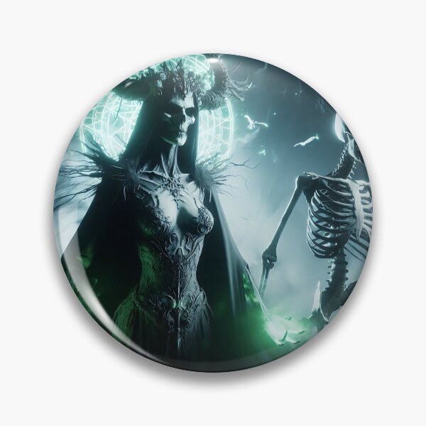 Item preview, Hella, Norse Goddess of the Dead designed and sold by GalleryBrisArt.